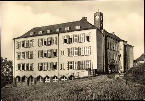 Ak Rabenau im Erzgebirge, Schule