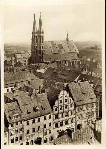 Ak Görlitz in der Lausitz, Peterskirche vom Rathausturm gesehen