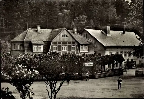 Ak Ottomühle Rosenthal Bielatal Sächsische Schweiz, Ferienheim der Handwerkskammer Dresden