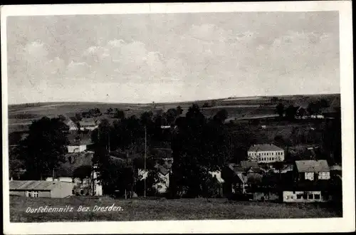 Ak Dorfchemnitz bei Sayda Mittelsachsen, Panorama