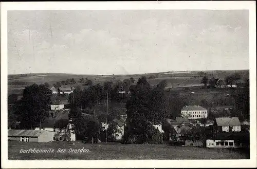 Ak Dorfchemnitz bei Sayda Mittelsachsen, Panorama