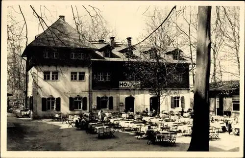 Ak Ostrau Bad Schandau Sächsische Schweiz, HO Berghotel Kuhstall