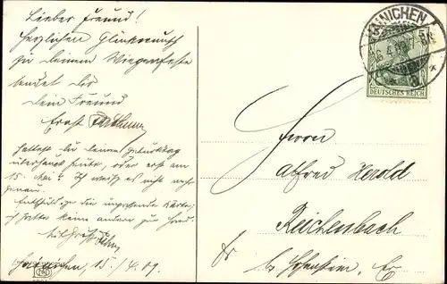 Ak Dorfpartie mit Kirche, Nenke and Ostermaier 1904