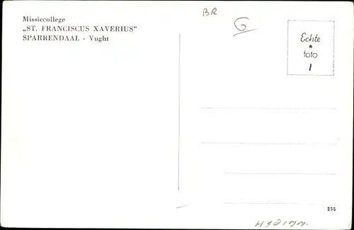 Ak Vught Nordbrabant, Missiecollege St. Franciscus Xaverius, Sparrendaal