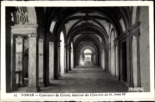 Ak Tomar Portugal, Convento de Cristo, interior do Claustro de D. Joao III