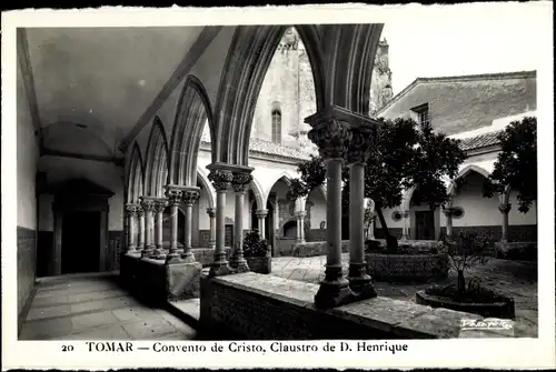 Ak Tomar Portugal, Convento de Cristo, Claustro de D. Henrique