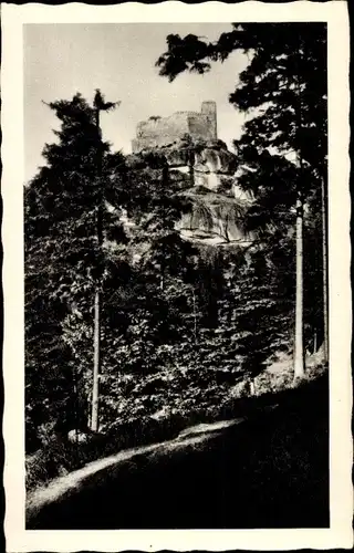 Ak Sobieszów Hermsdorf Kynast Riesengebirge Schlesien, Burg Kynast