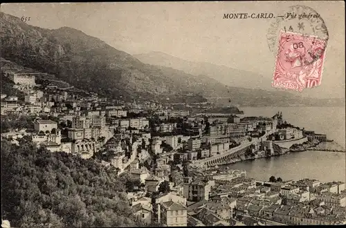 Ak Monte Carlo Monaco, Vue generale