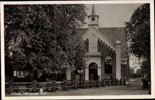 Ak Wezep Gelderland Niederlande, Herv. Kerk