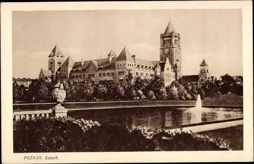 Ak Poznań Posen, Zamek, Schloss