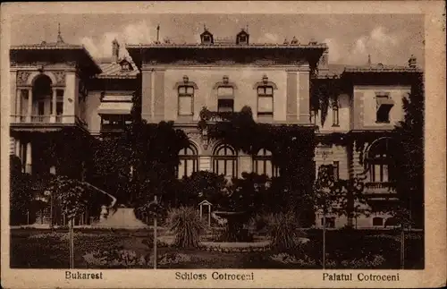 Ak București Bukarest Rumänien, Schloss Cotroceni