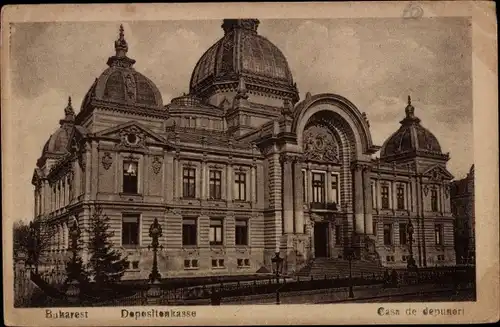 Ak București Bukarest Rumänien, Depositionkasse
