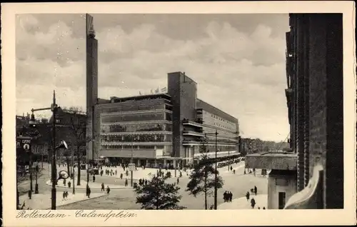 Ak Rotterdam Südholland Niederlande, Calandplein