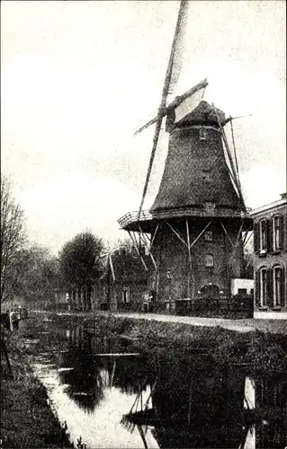 Ak Hoogeveen Drenthe, Molen, Windmühle, 1925