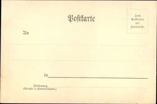 Ak Zum ersten mal allein, Trompeter von Säckingen