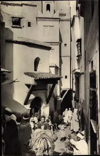 Ak Algier Alger Algerien, Casbah, Rue Sidi Abdellah