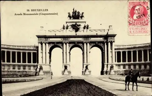 Ak Bruxelles Brüssel, Arcade Monumentale