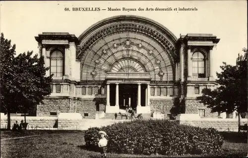 Ak Bruxelles, Musées Royaux des Arts décoratifs et industriels