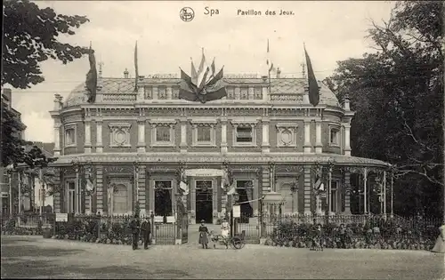 Ak Spa Wallonien Lüttich, Pavillon des Jeux