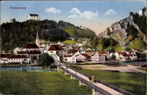 Ak Riedenburg in Niederbayern, Panorama