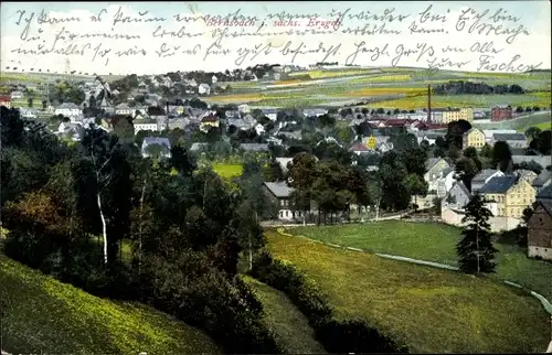 Ak Lauter Bernsbach im Erzgebirge Sachsen, Gesamtansicht