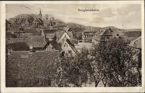 Ak Burgbernheim Mittelfranken Bayern, Teilansicht