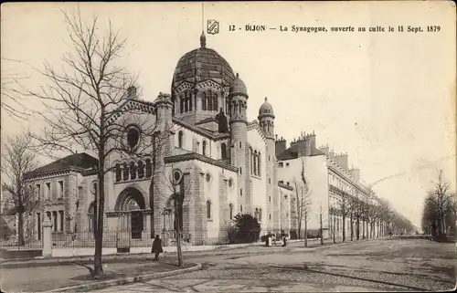 Judaika Ak Dijon Côte d'Or, La Synagogue