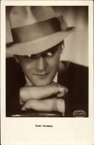 Ak Schauspieler Ernst Verebes mit Hut, Amag Iris Verlag 6008