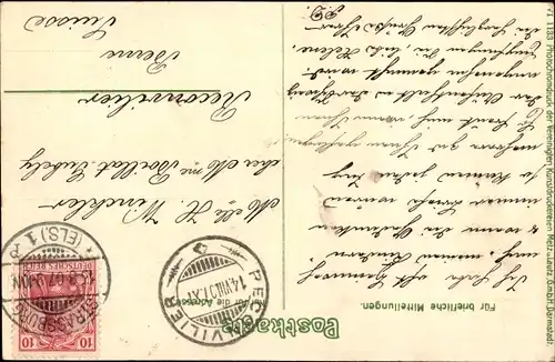 Ak Alsacienne, Elsässerin in Tracht, Schirm