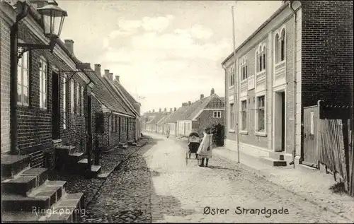 Ak Ringkøbing Ringköbing Skjern Dänemark, Oster Strandgade