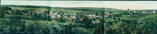 Klapp Ak Schömberg im Schwarzwald Württemberg, Totalansicht der Ortschaft