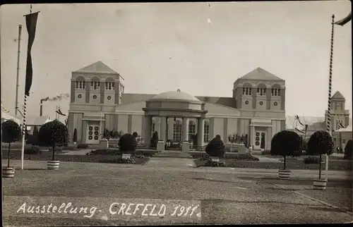 Foto Ak Krefeld am Niederrhein, Ausstellung 1911