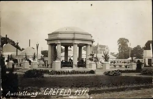 Foto Ak Krefeld am Niederrhein, Ausstellung 1911, Pavillon