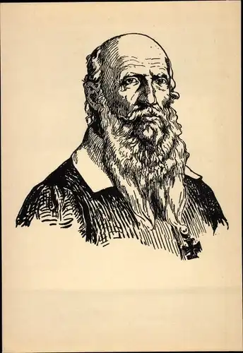 Ak Dr. Friedrich Ludwig Jahn, Turnvater Jahn, Portrait
