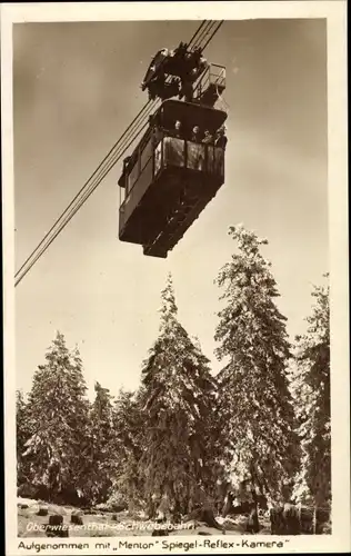 Ak Oberwiesenthal im Erzgebirge, Schwebebahn