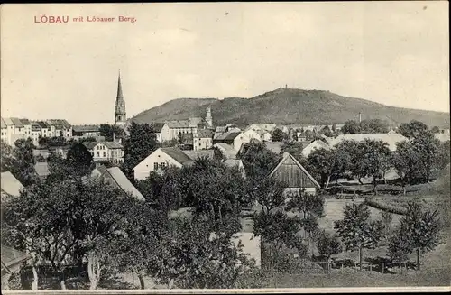 Ak Löbau in Sachsen, Löbauer Berg, Panorama