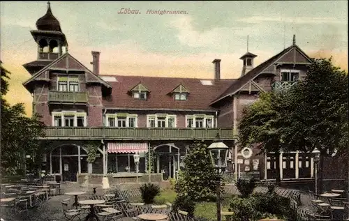 Ak Löbau in Sachsen, Honigbrunnen