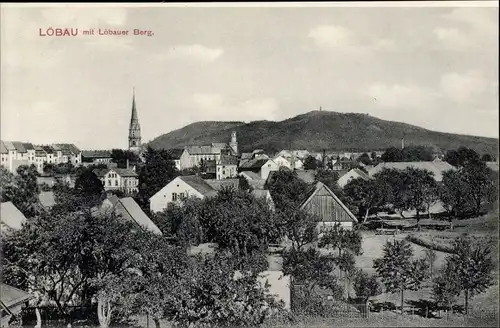 Ak Löbau in Sachsen, Löbauer Berg, Panorama