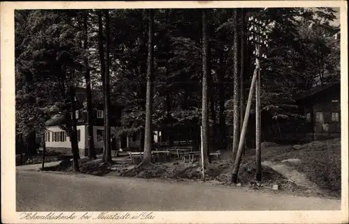 Ak Neustadt in Sachsen, Hohwaldschenke