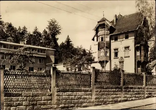 Ak Hartha Hintergersdorf Tharandt im Erzgebirge, Betriebgenesungsheim Otto Rehschuh