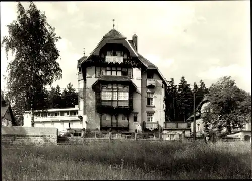 Ak Hartha Hintergersdorf Tharandt im Erzgebirge, Reichsbahn-Genesungsheim Otto Rehschuh, Altbau
