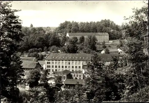 Ak Amerika Penig in Sachsen, Durchblick zum Ort