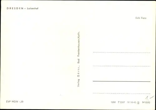 Ak Dresden Loschwitz, Luisenhof, Innenansichten, Ortsansicht