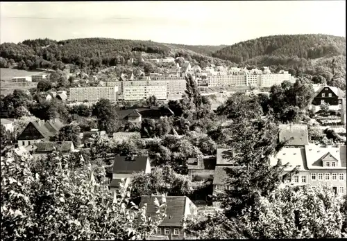 Ak Zschopau Sachsen, Ortsansicht, Hochhäuser