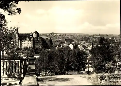 Ak Zschopau Sachsen, Ortsansicht, Schloss