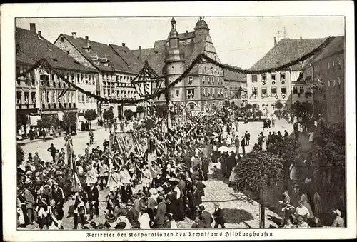 Studentika Ak Hildburghausen in Thüringen, Vertreter der Korporationen des Technikums