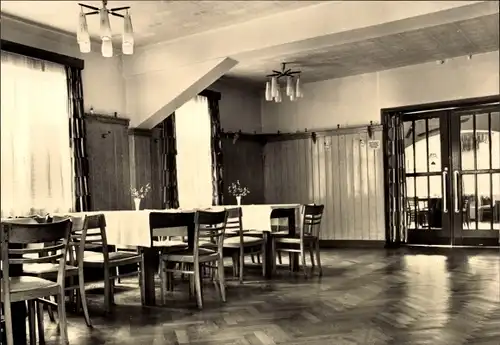 Ak Scheibenberg im Erzgebirge, Berggaststätte, Saal