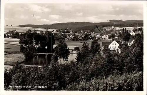 Ak Hetzdorf Halsbrücke in Mittelsachsen, Bad Sumpfmühle