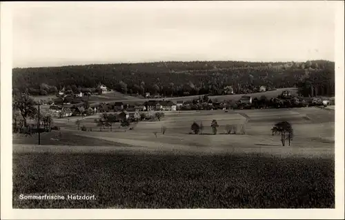 Ak Hetzdorf Halsbrücke in Mittelsachsen, Panorama