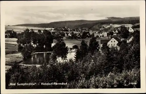 Ak Hetzdorf Halsbrücke in Mittelsachsen, Bad Sumpfmühle